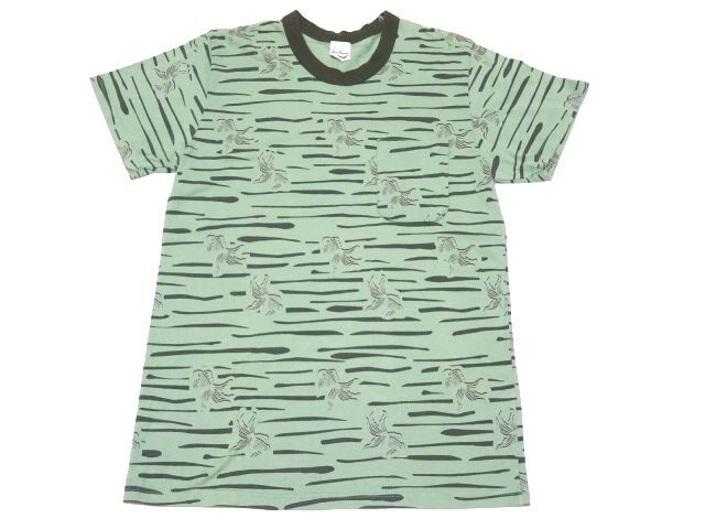 Dry Bones T-SHIRT M size / ドライボーンズ 金魚 ポケットTシャツ 和柄 メンズ