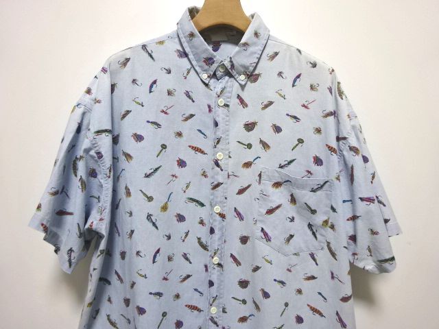 Columbia 80s-90s vintage original FLY FISHING SHIRT / コロンビア フライフィッシング 毛針 シャツ メンズ