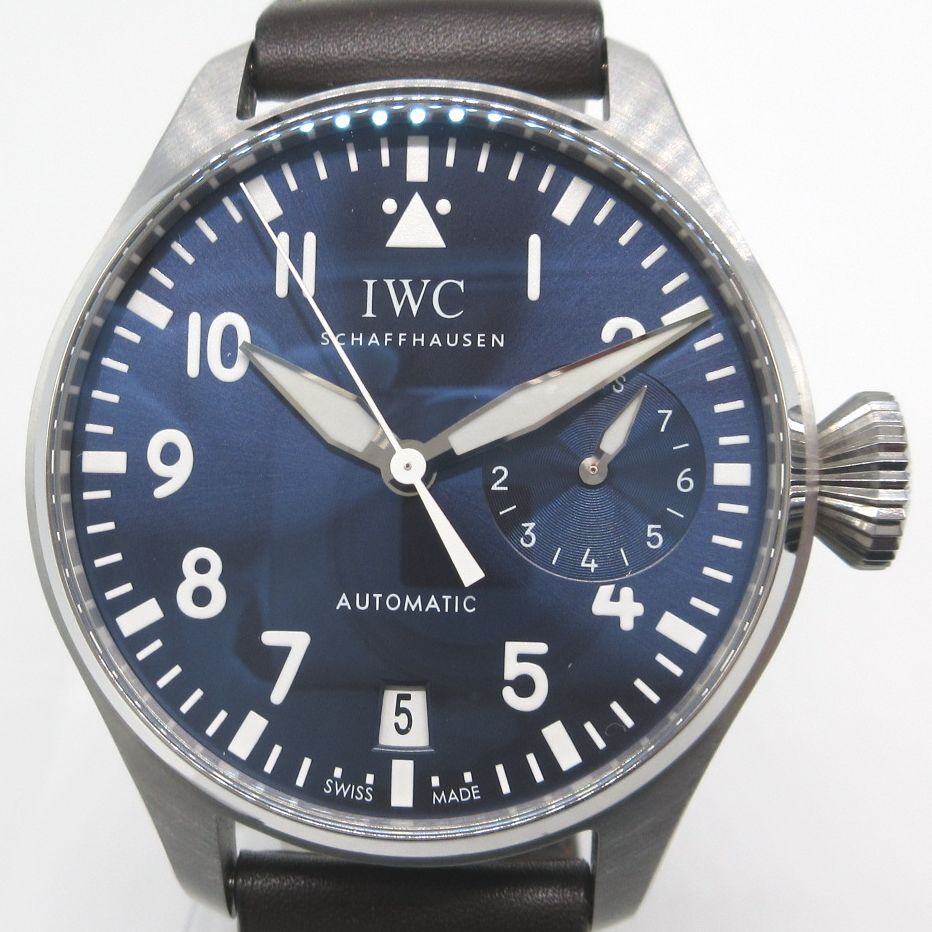 IWC ビッグパイロットウォッチ プティプランス ネイビーダイヤル IW501002 自動巻き 送料込 管理13000
