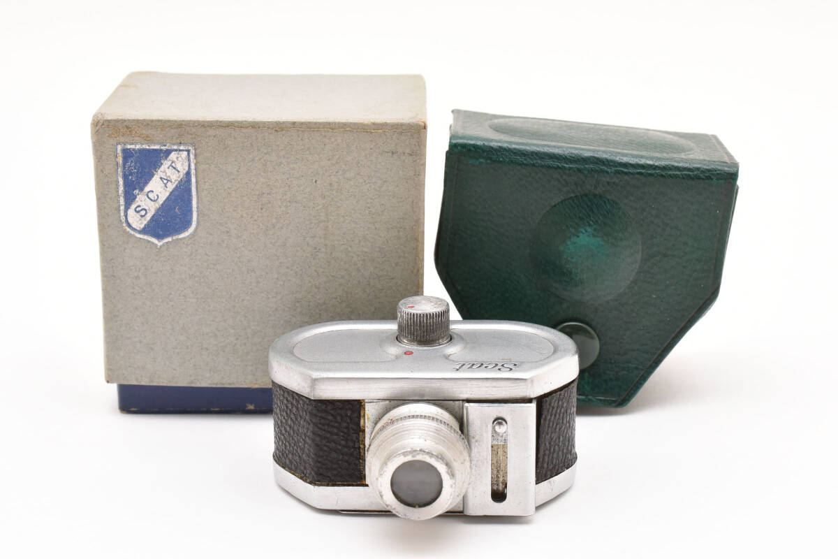 希少元箱付＊SCAT CAMERA ITALY ミニカメラ スパイカメラ イタリア製 取扱説明書 ケース