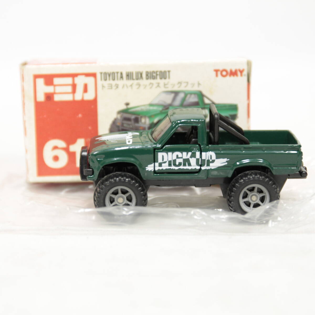 TOMY トミカ NO. 61 トヨタ ハイラックス ビッグフット TOYOTA HILUX BIGFOOT 箱あり 2507-N0005M(NT)