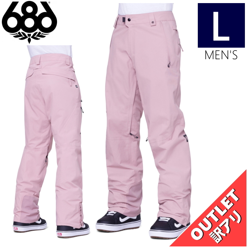 【OUTLET】23-24 24 686 GORE-TEX GT PNT DUSTY MAUVE Lsize メンズ スノーボード スキー スノボウェア パンツ PANT 型落ち 正規品