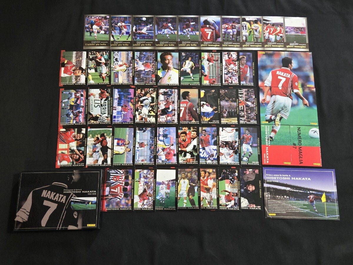 エポック社 中田英寿 カードセット / Primo anno in Serie A HIDETOSHI NAKATA 1998-1999 PANINI