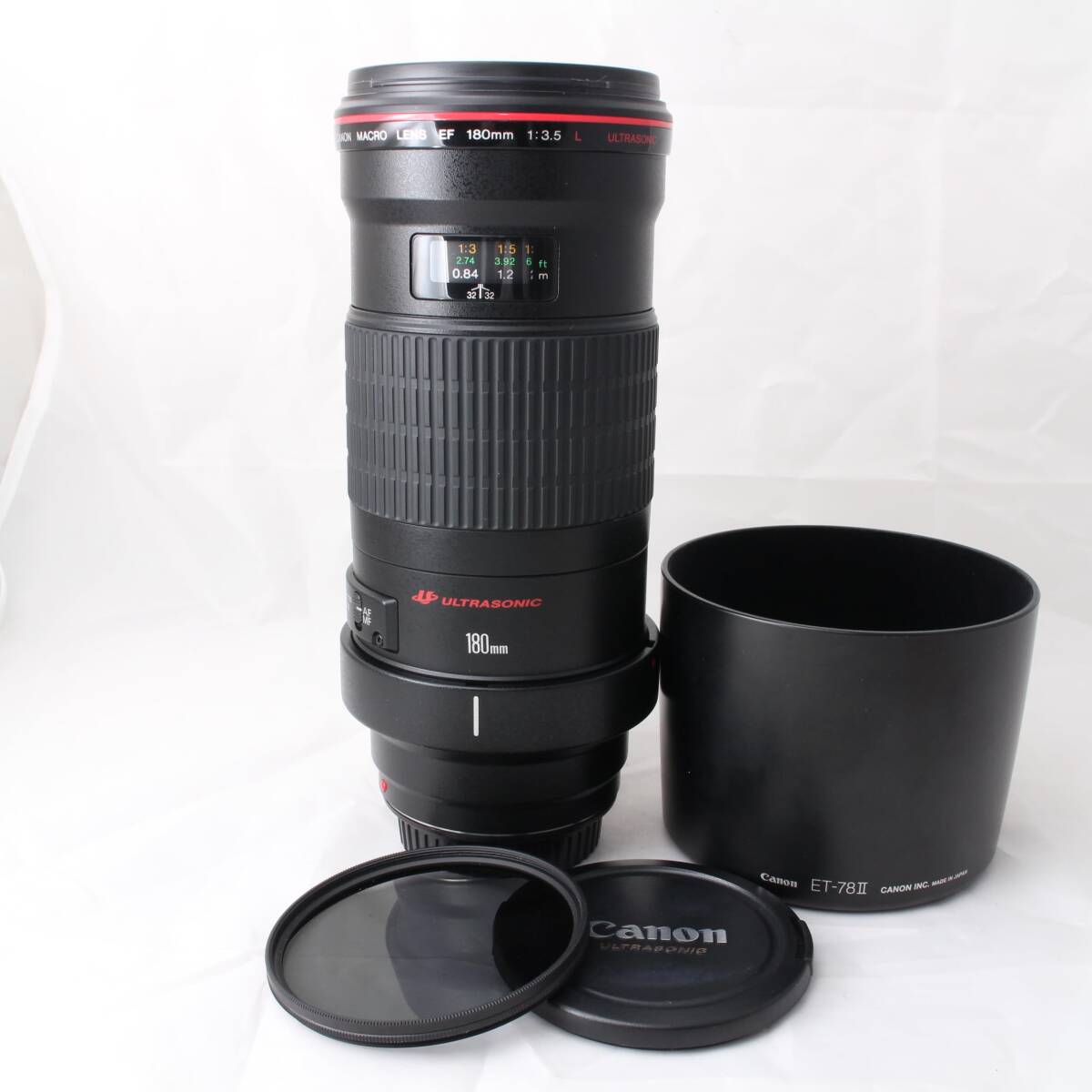 180★美品★Canon 単焦点マクロレンズ EF180mm F3.5L マクロ USM フルサイズ対応