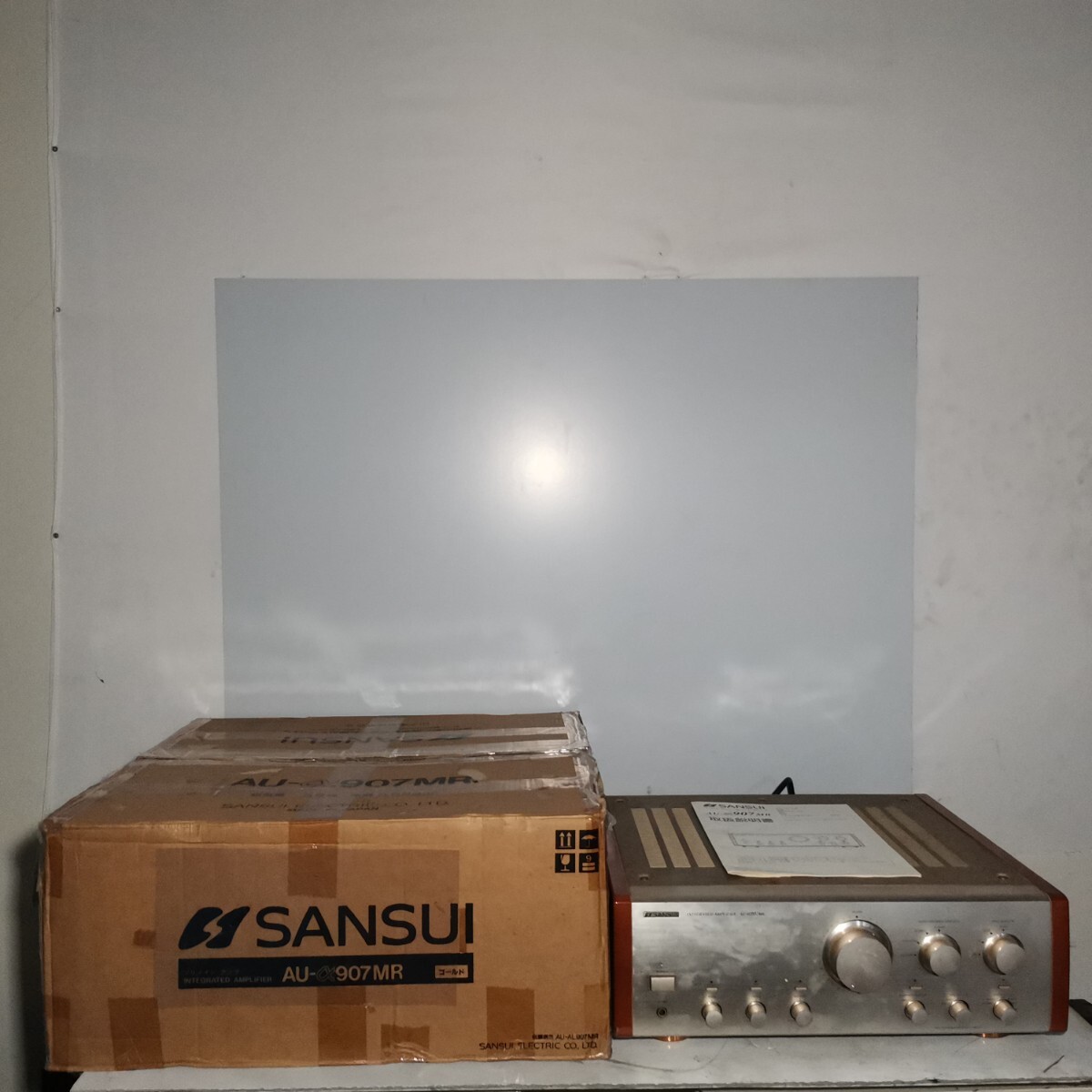 SANSUI AU-α907MR プリメインアンプ 説明書 元箱付き 中古048