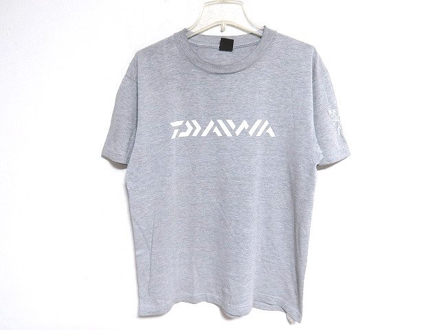 N8904:DAIWA（ダイワ）鮎マスターズ2010 Tシャツ/灰/L:36