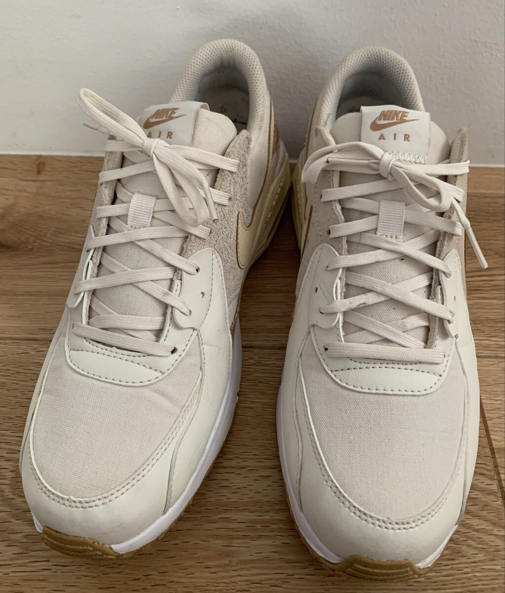 美品 NIKE AIR MAX EXCEE CORK ナイキ エアマックス エクシーコルク スニーカー 白 ホワイト ベージュ DJ1975-001 12インチ 29cm