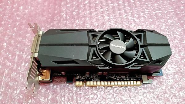 M74 ロープファイル GIGABYTE GTX750 2GB 補助電源不要 GV-750OC-2GL DVI HDMI PCI-Express グラフィックボード U