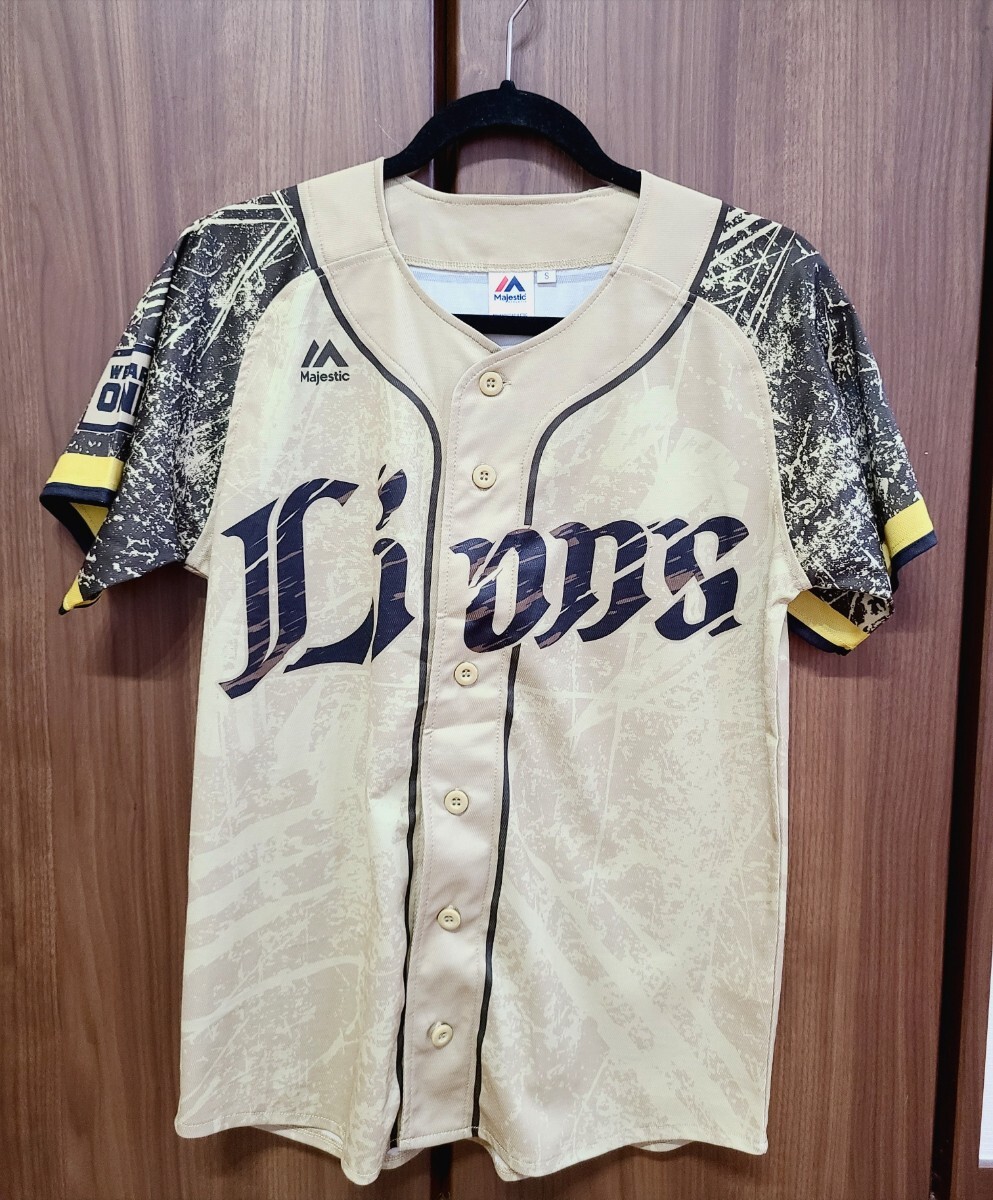 美品　Majestic　埼玉 西武ライオンズ 　ユニフォーム　Sサイズ　配布ユニフォーム　