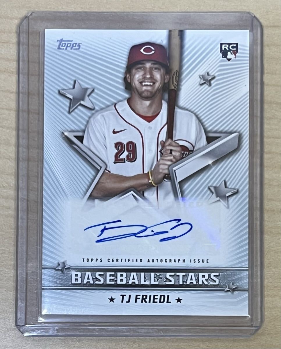 2022 Topps Series 1 ティージェー・フリードル TJ Friedl Baseball Stars Autograph #BSA-TF RC