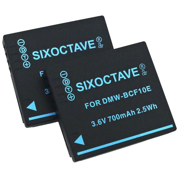 DMW-BCF10E DMW-BCF10 Panasonic 互換バッテリー 2個　DMC-FS25 DMC-FS10 DMC-FS7 DMC-FS6 DMC-FT4 DMC-FT3 DMC-FT2 DMC-FT1 DMC-FP8