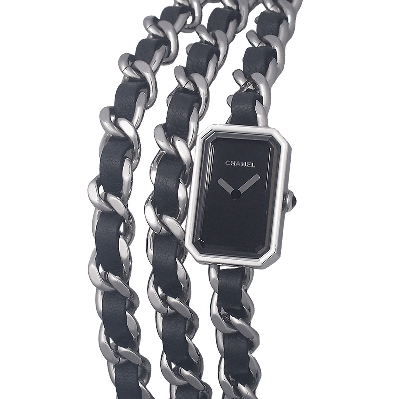 ◆ミウラ◆ シャネル CHANEL プルミエール ロック トリプルブレス H3749 Mサイズ クオーツ 仕上/電池交換済