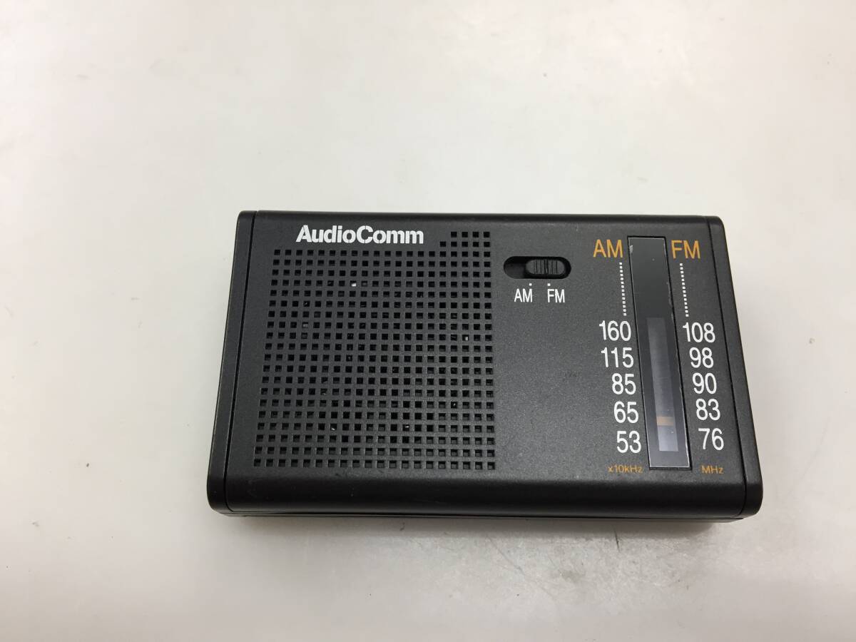 AudioComm AM/FMハンディラジオ RAD-F876Z　中古品8555