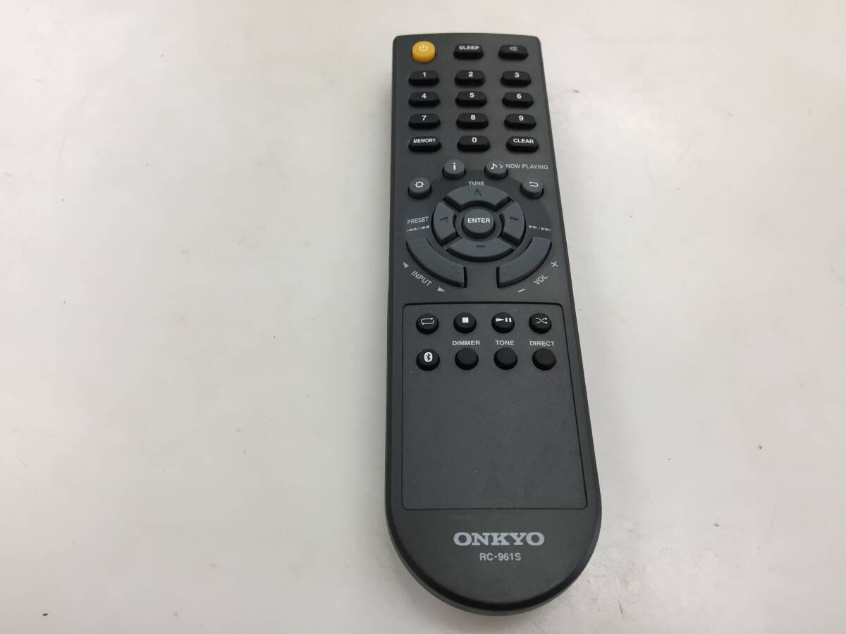 ONKYO オンキョー　オーディオリモコン　RC-961S　蓋無　中古品11