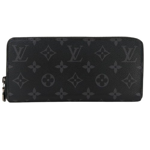 LOUIS VUITTON ルイ・ヴィトン ジッピーウォレット ホリゾンタル モノグラムエクリプス 長財布 レザー ブラック メンズ M11611