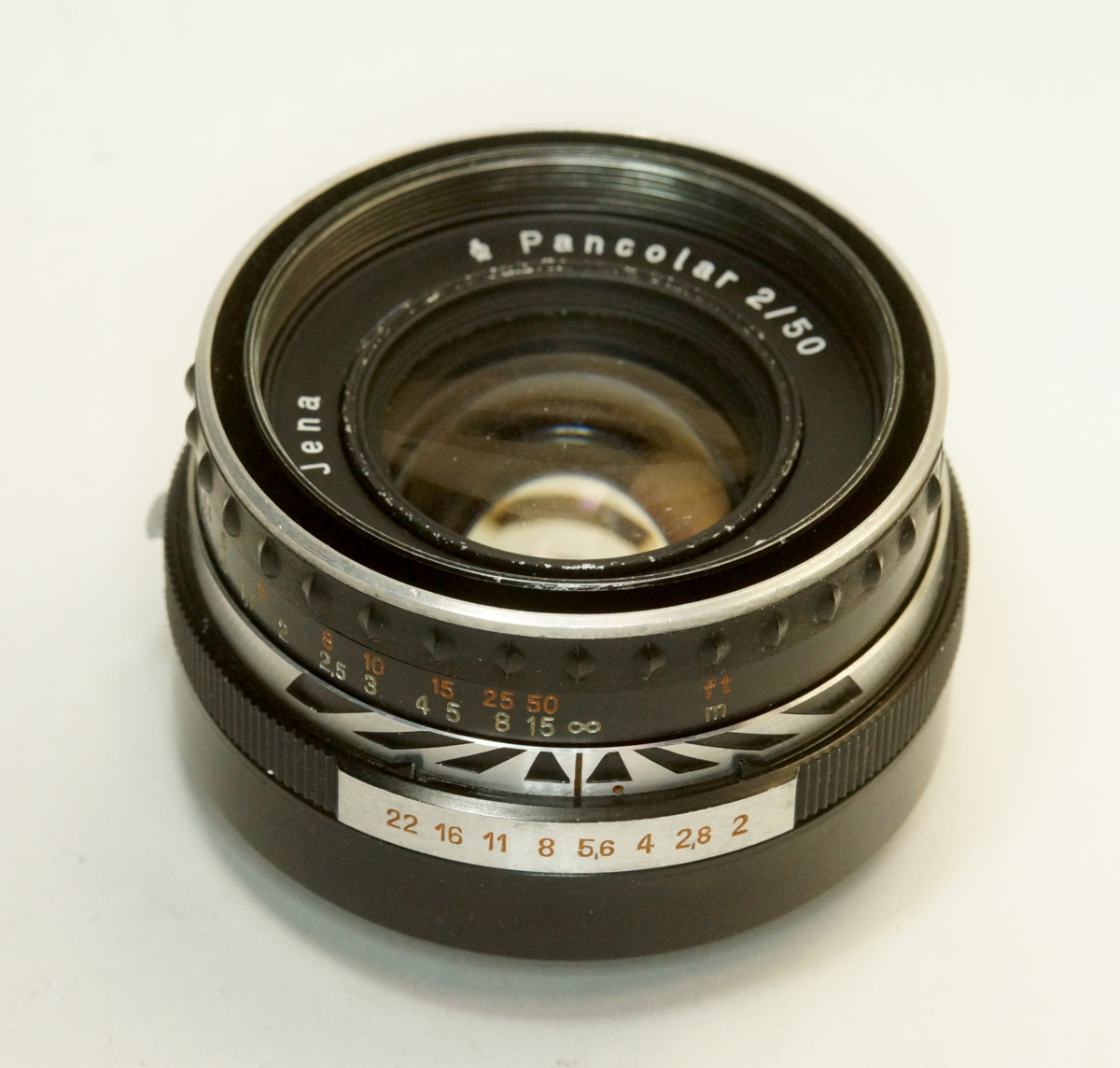 ドイツ製 Carl Zeiss Jena Pancolar 2/50 M42 84B-576 Q1 レジン 輸出仕様 60年代 