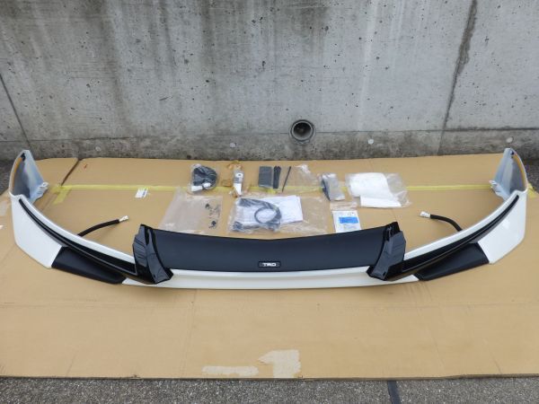 未使用 未装着 30 35 後期 ALPHARD アルファード 純正 OP TRD 標準 ノーマル ボディ LED点灯確認済 フロント ハーフ スポイラー 070 リップ
