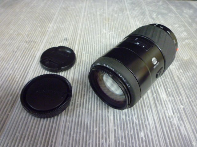 CHA-27856-45 ジャンク品 MINOLTA ミノルタ AF ZOOM 75-300mm 1:4.5(32)-5.6
