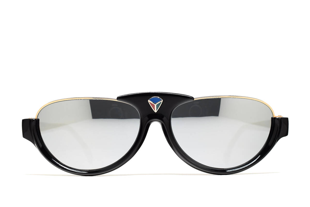 デッドストック Yves Saint Laurent Paris 31-0702 58-14 アンダーリム風 フルリム サングラス メガネ フレーム ヴィンテージ YSL