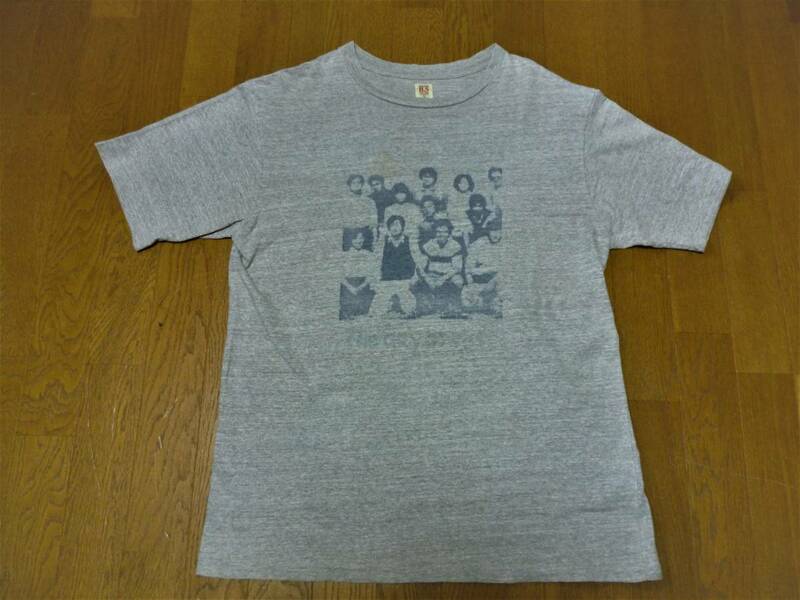 送料３７０円　★【HERITAGE STONE 】★HERITAGE STONEヘリテージストーンプリント綿１００％T-SHIRT杢グレー★Lサイズ