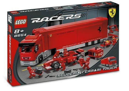 レゴ LEGO ☆ レーサー フェラーリ ☆ 8654 フェラーリ F1 トランスポーター Scuderia Ferrari Truck ☆ 新品 ☆ 2005年製品（現絶版）