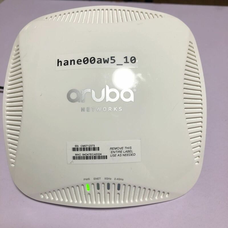 中古Aruba Networks アクセスポイント APIN0205 Aruba Networks 220シリーズ　アクセス・ポイント 初期化済
