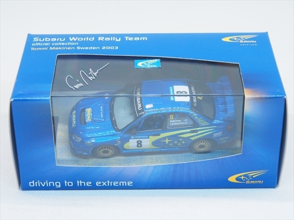 ラスト１個 絶版 新品 スバル インプレッサ WRC 2006 スウェディッシュ トミ・マキネン プロドライブ特注 限定生産品 [S03.005]