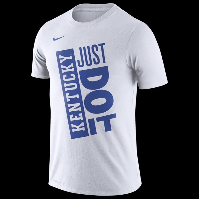 海外限定 Nike NCAA ケンタッキー大学 Tシャツ バスケットボール ドライフィット＆コットン 海外Mサイズ アメリカ直輸入 ナイキ USA
