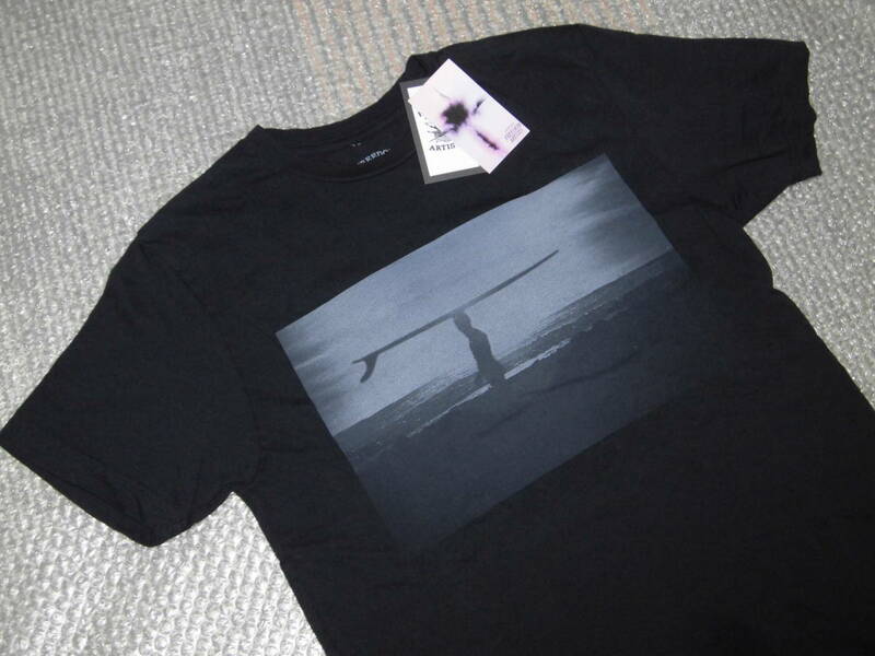 定価6380円 FREEDOM ARTISTS Haze Tシャツ 黒 Sサイズ　( フリーダムアーティスト ）Matt Macauley サーファー アーティスト