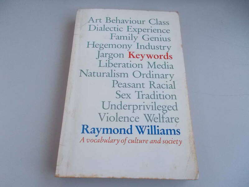 Keywords Raymond Williams　中古品