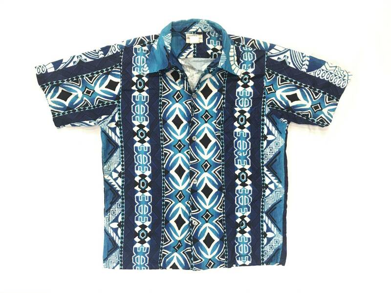 古着 472 Mサイズ 半袖 hawaii アロハ ハワイアン シャツ ビンテージ 90 USA vintage hukilau