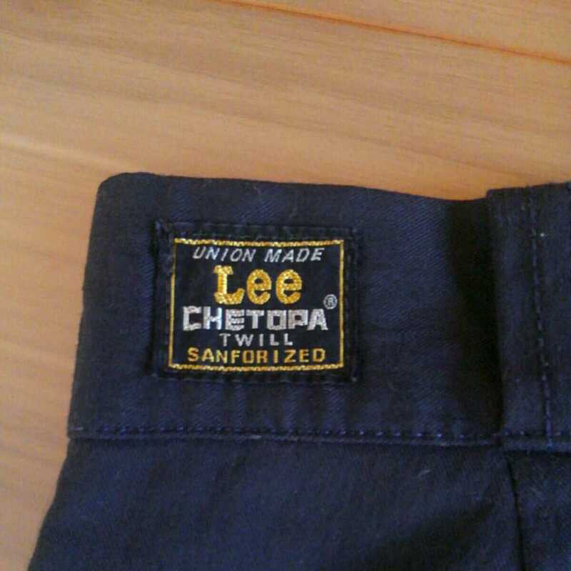 Lee ChetopaTwill pants exclusive for Journal standard　navy w30 ジャーナルスタンダード別注　リー　チェトパツイルパンツ　ネイビー