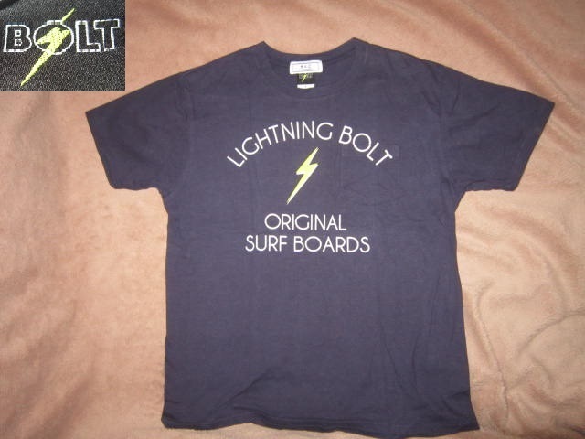 LightningBolt SURF HVC ライトニングボルト デカロゴ ポケットTシャツ Lightning Bolt ライトニング ボルト サーフィン サーフ サーファー