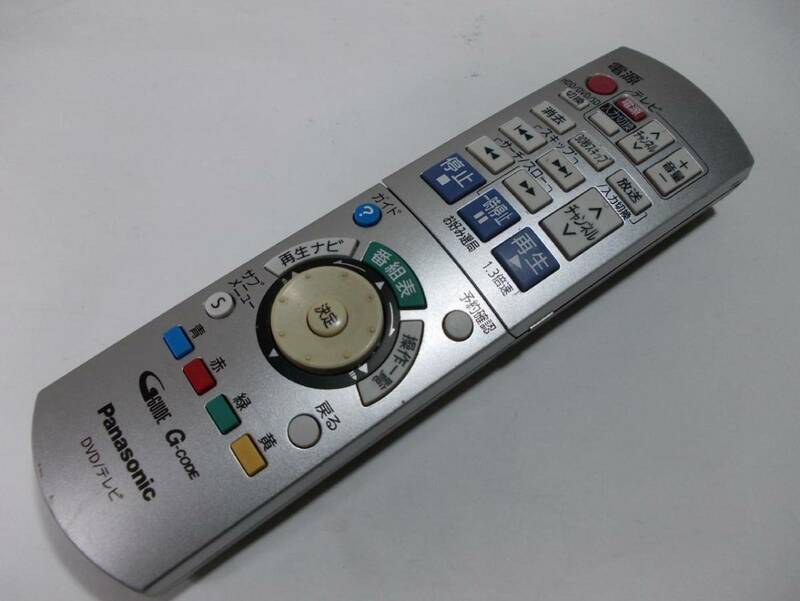 3☆Panasonic/パナソニック DVD/テレビ DMR-EX550 EX350 EX150 XW50 XW30 XP10用リモコン EUR7658Y20☆2