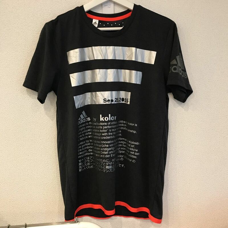 美品限定コラボ！アディダス×カラーTシャツO/adidas kolor完売非売品