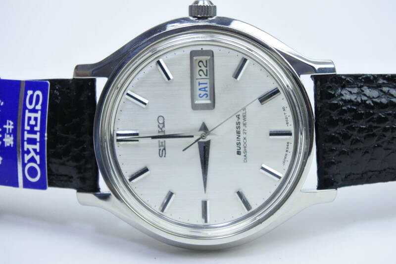 ☆☆☆1967年代名機 SEIKOセイコー ビジネス A ２７石 自動巻紳士腕時計 純正ベルト極珍品