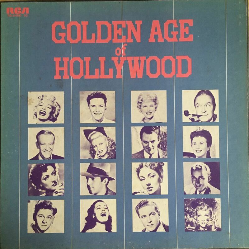 【LPレコード】 GOLDEN AGE of HOLLYWOOD 黄金時代の歌うハリウッド・スターたち 3枚組 