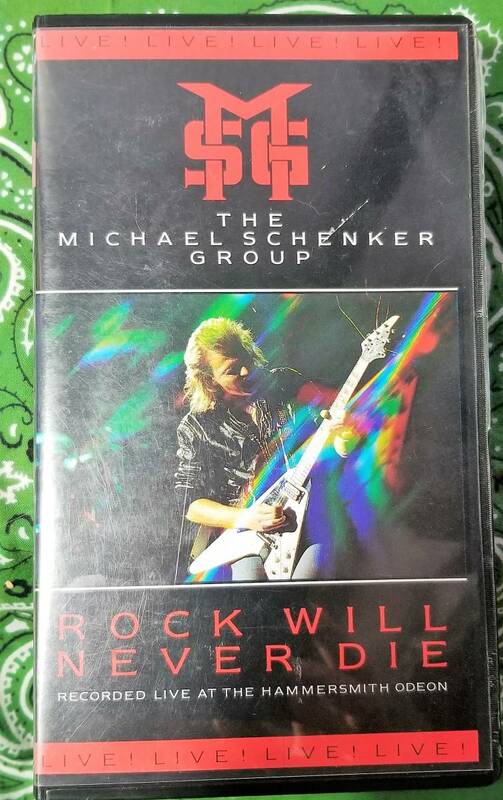 【VHS】マイケルシェンカーグループ／ライブ・アット・ハマースミス・オデオン　国内盤・ＶＨＳテープ