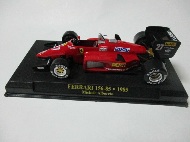 即決　イクソ製 アシェット フェラーリF1コレクション 1/43 フェラーリ 156-85 1985年 №27 ミケーレ・アルボレート車 マルボロ仕様