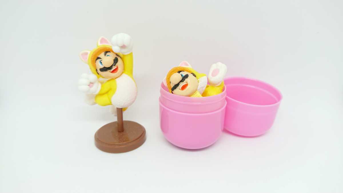 チョコエッグ スーパーマリオ 3D ワールド ネコマリオ フィギュア Nintendo mario 任天堂