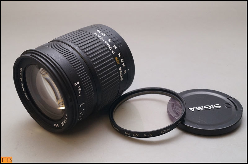 税込◆SIGMA◆レンズ DC 18-125mm 1：3.5-5.6 キャノン用 シグマ カメラ-B4-5510