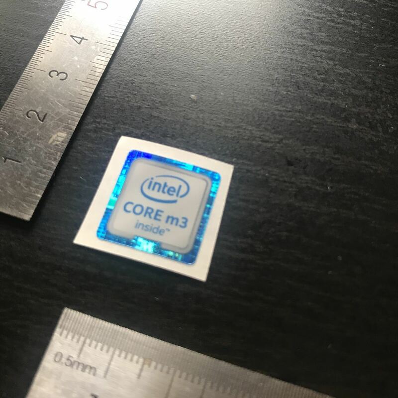 Intel Core m3 inside パソコンエンブレム@1825