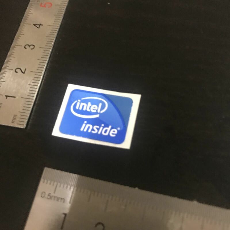 Intel inside エンブレムシールパソコン@1845