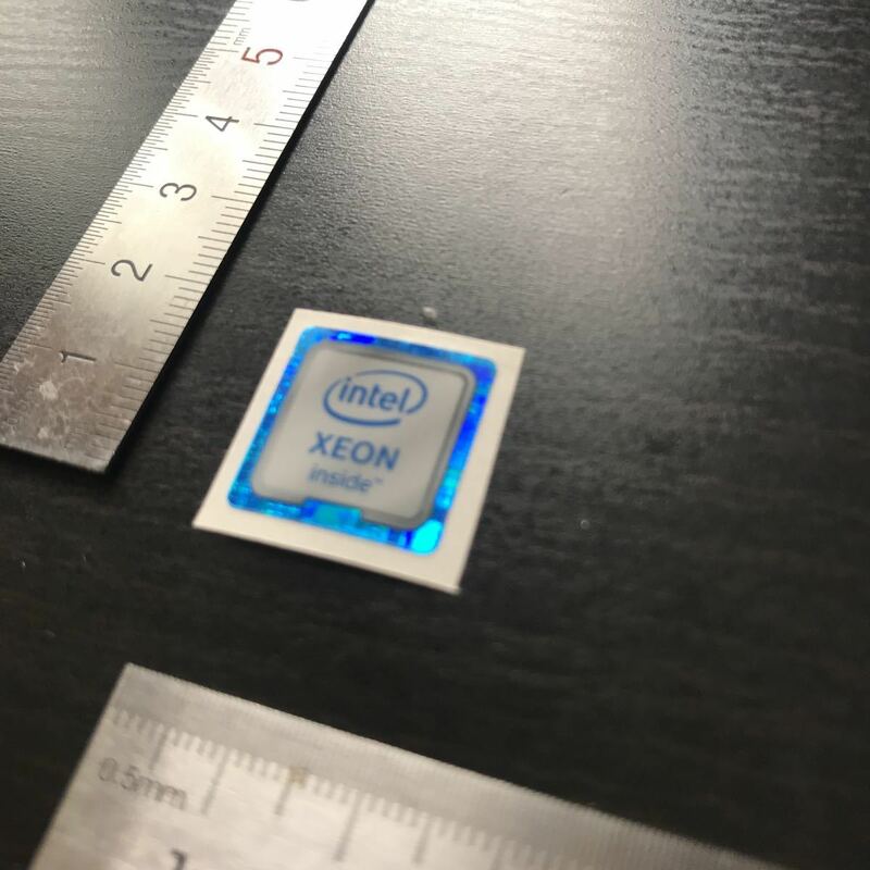 Intel XRON insideパソコンエンブレムシール@1862