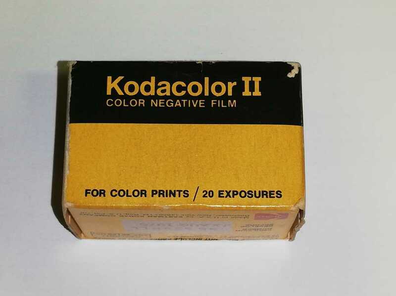 1973年製造　Kodak　コダック　Kodacolor 2　35ミリ　カラーフィルム　使用期限1975年8月　20枚撮　コダカラー 2　販売促進用マッチ付き