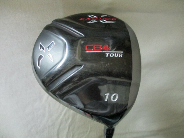 中古品☆ツアーエッジ EXOTICS CB4 TOUR 10° リシャフト