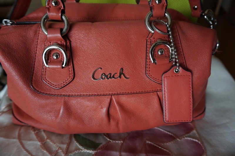 ★COACH コーチ/ レザー ショルダー付2WAYバッグ肩掛け★