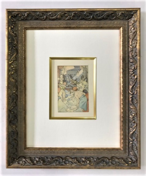 【特価】　≪　　アルフォンス・ミュシャ　　≫　　オリジナルリトグラフ【石版画】　Ⅶ　 1900年　　CLIO　　ALFONS　MARIA　MUCHA