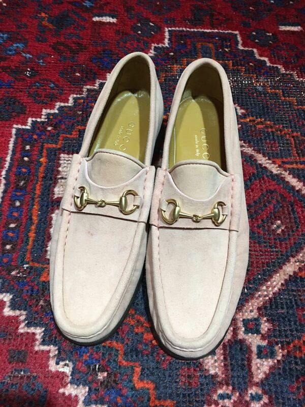 新品未使用GUCCI LEATHER HORSE BIT LOAFER MADE IN ITALY/グッチレザーホースビットローファー 38 C