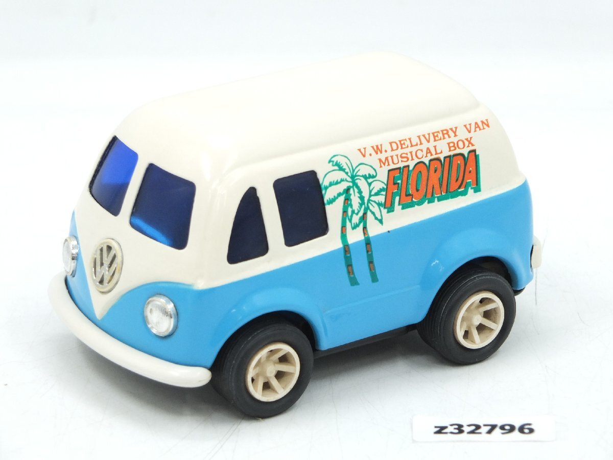 【z32796】フォルクスワーゲン V.W.DELIVERY VAN MUSICAL BOX FLORIDA オルゴール付き ミニカー 音出し確認済み 格安スタート